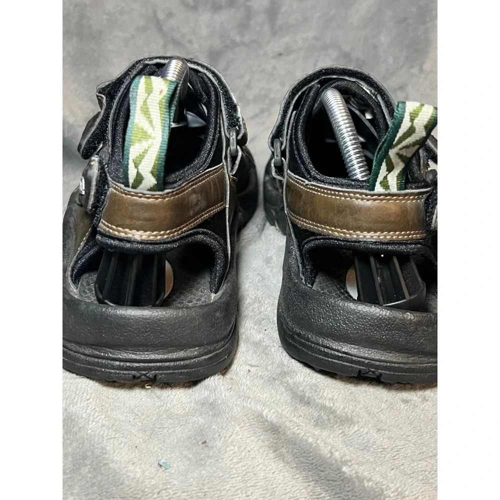FootJoy Golf Sandals Shoes Mens 9M Brown Leather GreenJoys Spiked Sport